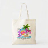 Miami Beach Bachelorette Weekend Boodschappentas Tote Bag (Voorkant)