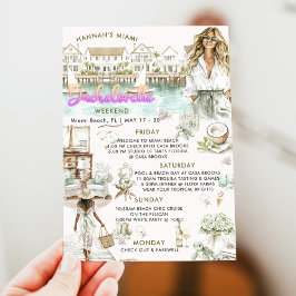 Miami Beach Bachelorette Weekend Itinerary Kaart