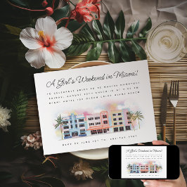 Miami Beach Bachelorette Weekend Kaart