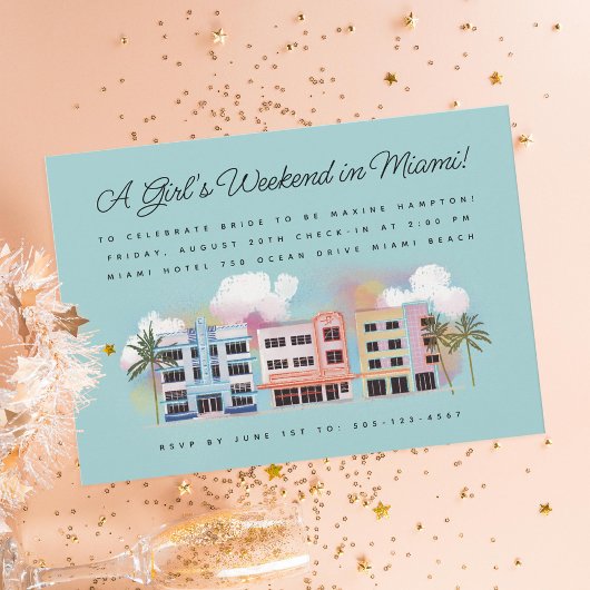 Miami Beach Bachelorette Weekend Kaart