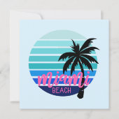 Miami Beach Bedankkaart (Voorkant)