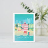 Miami Beach Briefkaart (Staand voorkant)