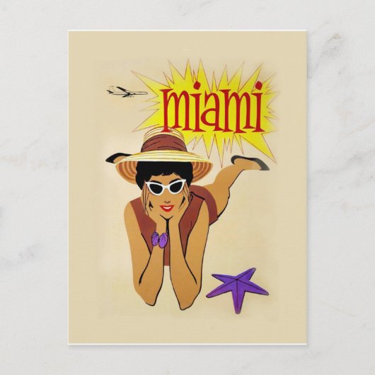  Miami Beach Briefkaart (Voorkant)