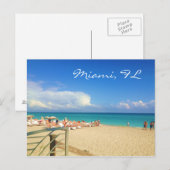 Miami Beach Briefkaart (Voorkant / Achterkant)