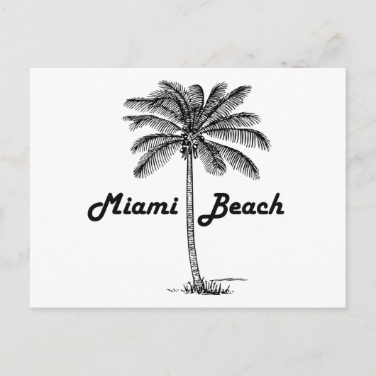 Miami Beach Briefkaart (Voorkant)