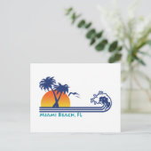 Miami Beach Briefkaart (Staand voorkant)