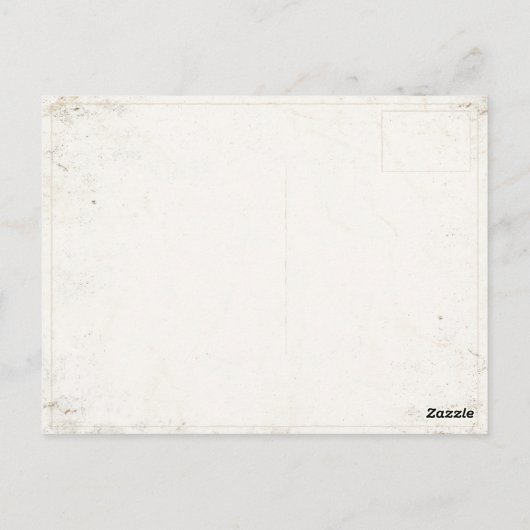 Miami Beach Briefkaart met Cool Guy (Achterkant)