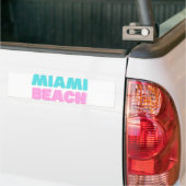 Miami Beach Bumpersticker (Op Truck)