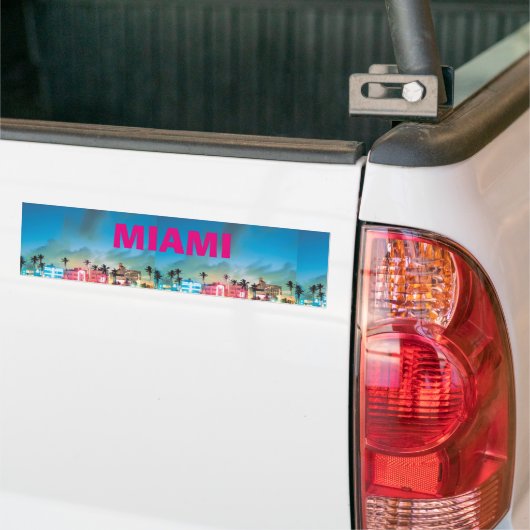 MIAMI BEACH BUMPERSTICKER (Op Truck)