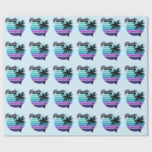 Miami Beach Cadeaupapier (Vlak)