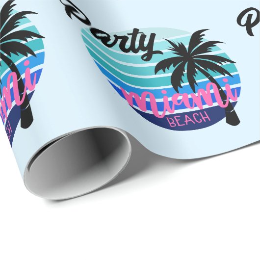 Miami Beach Cadeaupapier (Rol Hoek)