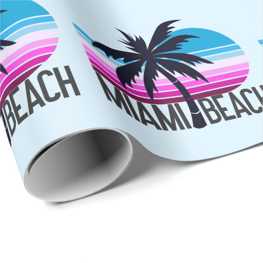 Miami Beach Cadeaupapier (Rol Hoek)
