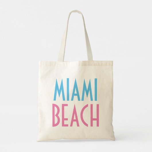Miami Beach Canvas tas (Achterkant)