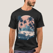 MIAMI beach Cars 3 T-shirt (Voorkant)