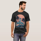 MIAMI beach Cars 9 T-shirt (Voorkant volledig)
