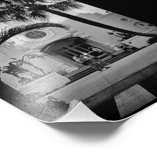 Miami Beach Church Foto Afdruk (Hoek)