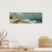 Miami Beach Coast Panorama Poster (Keuken)