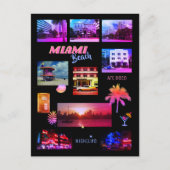 Miami Beach Collage Briefkaart (Voorkant)