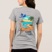 Miami Beach | Every Journey Is an Adventure Tee Tri-Blend Shirt (Achterkant)