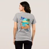 Miami Beach | Every Journey Is an Adventure Tee Tri-Blend Shirt (Achterkant volledig)