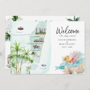 Miami Beach FL   Weduwenreiskaart