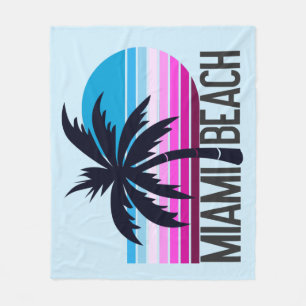 Miami Beach Fleece Deken