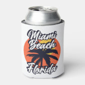 Miami Beach, Florida Blikjeskoeler (Blikje Voorkant)