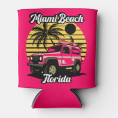 Miami Beach Florida Blikjeskoeler (Voorkant)