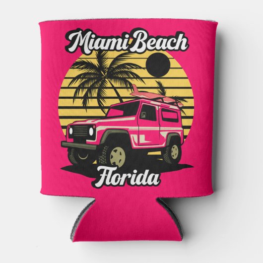  Miami Beach Florida Blikjeskoeler (Voorkant)