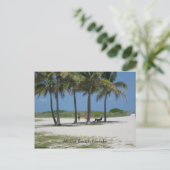 Miami Beach Florida Briefkaart (Staand voorkant)