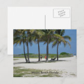 Miami Beach Florida Briefkaart (Voorkant / Achterkant)
