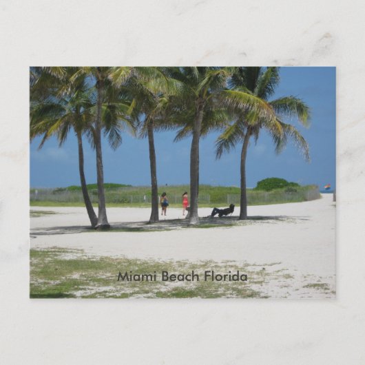 Miami Beach Florida Briefkaart (Voorkant)