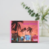 Miami Beach, Florida Briefkaart (Staand voorkant)