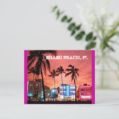 Miami Beach, Florida Briefkaart (Staand voorkant)