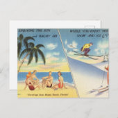 Miami Beach, Florida Briefkaart (Voorkant / Achterkant)