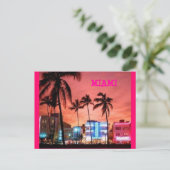 Miami Beach, Florida Briefkaart (Staand voorkant)