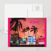 Miami Beach, Florida Briefkaart (Voorkant / Achterkant)