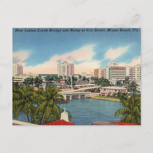 Miami Beach, Florida Briefkaart (Voorkant)
