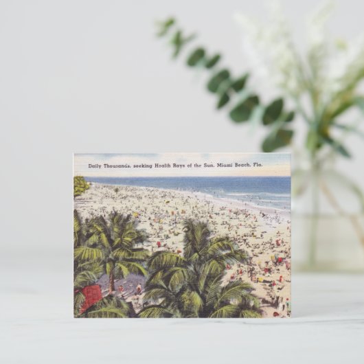  Miami Beach Florida Briefkaart (Staand voorkant)