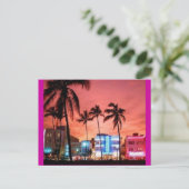 Miami Beach, Florida Briefkaart (Staand voorkant)
