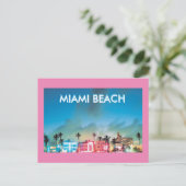 MIAMI BEACH FLORIDA BRIEFKAART (Staand voorkant)