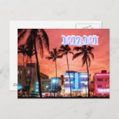 Miami Beach, Florida Briefkaart (Voorkant / Achterkant)