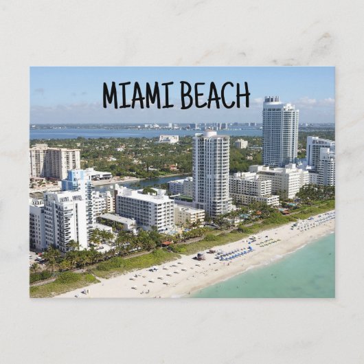 MIAMI BEACH FLORIDA BRIEFKAART BRIEFKAARTEN (Voorkant)