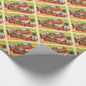 Miami Beach Florida  Briefkaart met grote letters Cadeaupapier (Hoek)