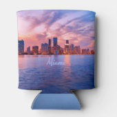 Miami Beach Florida City Skyline Blikjeskoeler (Achterkant)