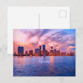 Miami Beach Florida City Skyline Briefkaart (Voorkant / Achterkant)