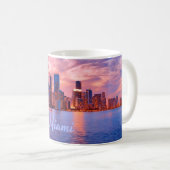 Miami Beach Florida City Skyline Koffiemok (Voorkant rechts)