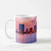 Miami Beach Florida City Skyline Koffiemok (Links)