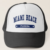 Miami Beach Florida College Style-T-shirts Trucker Pet (Voorkant)