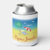 Miami Beach, Florida Cool Fun Blikjeskoeler (Blikje Voorkant)